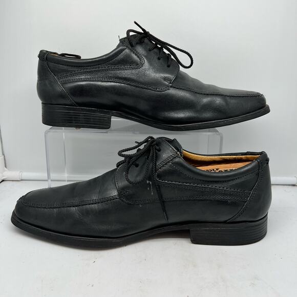 Belvedere Treviso Shoes Mens 9.5 M Black Leather Split Toe Derby main image 7